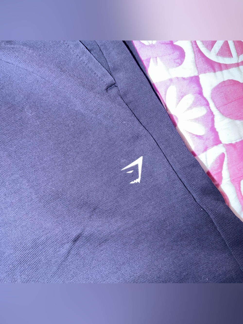 Gymshark Kettlebell Cutie Blue Sweatpants - Picture 6 of 7